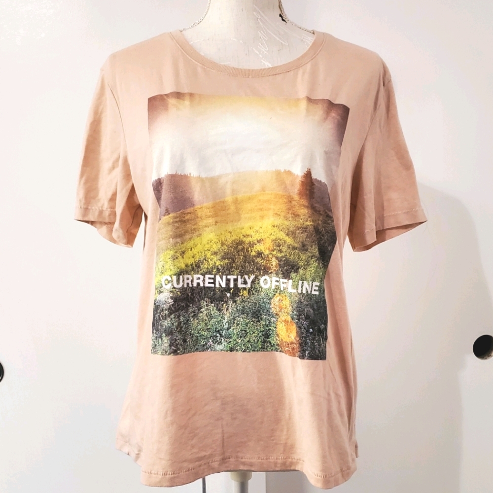H&M "Currently Offline" Graphic Tee